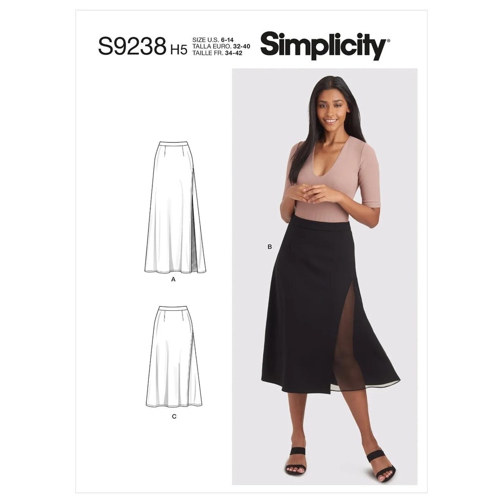 Simplicity‎ S9238 Misses Skirts Sewing Pattern Size 6-14